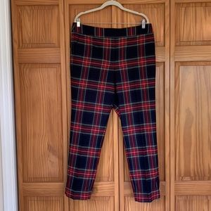 Talbots Plaid Hampshire Ankle Pant
